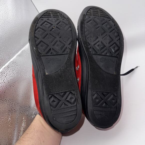 Size 5 - Converse all star Red/Black Shoes - Picture 8 of 9
